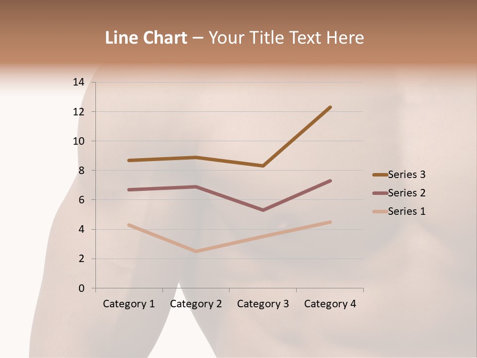 Muscular Male Model PowerPoint Template