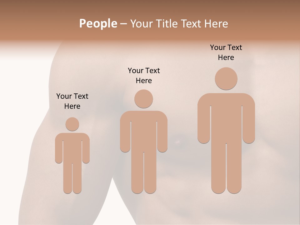 Muscular Male Model PowerPoint Template