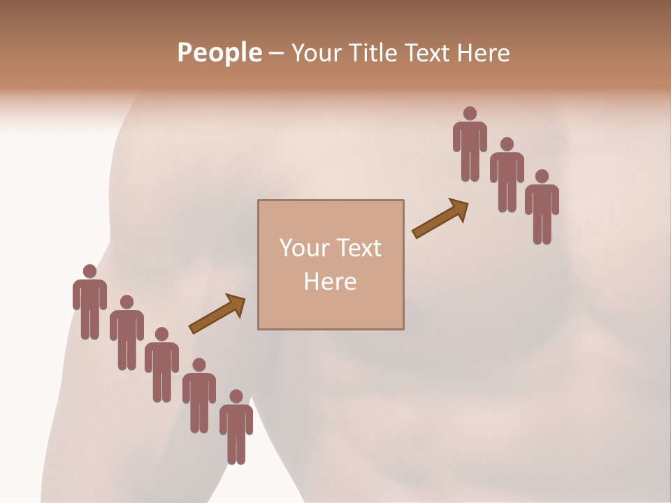 Muscular Male Model PowerPoint Template