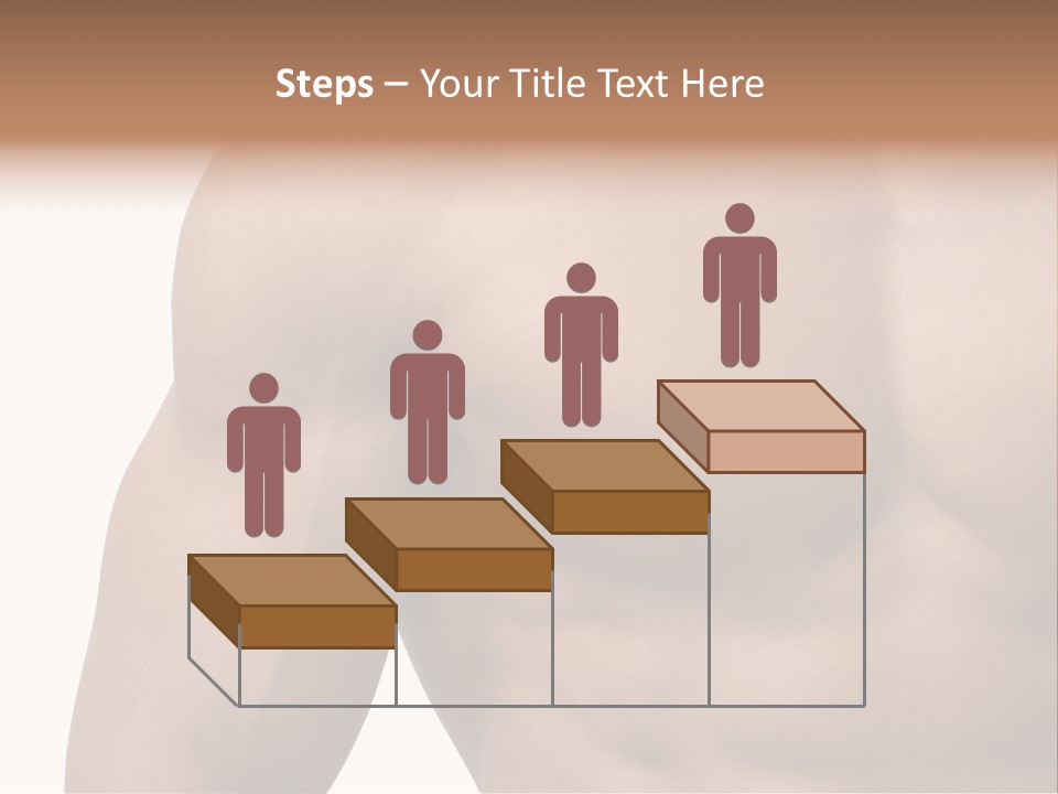 Muscular Male Model PowerPoint Template