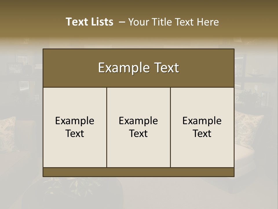 Designer Bedroom With Contemporary Furniture And Decor. PowerPoint Template