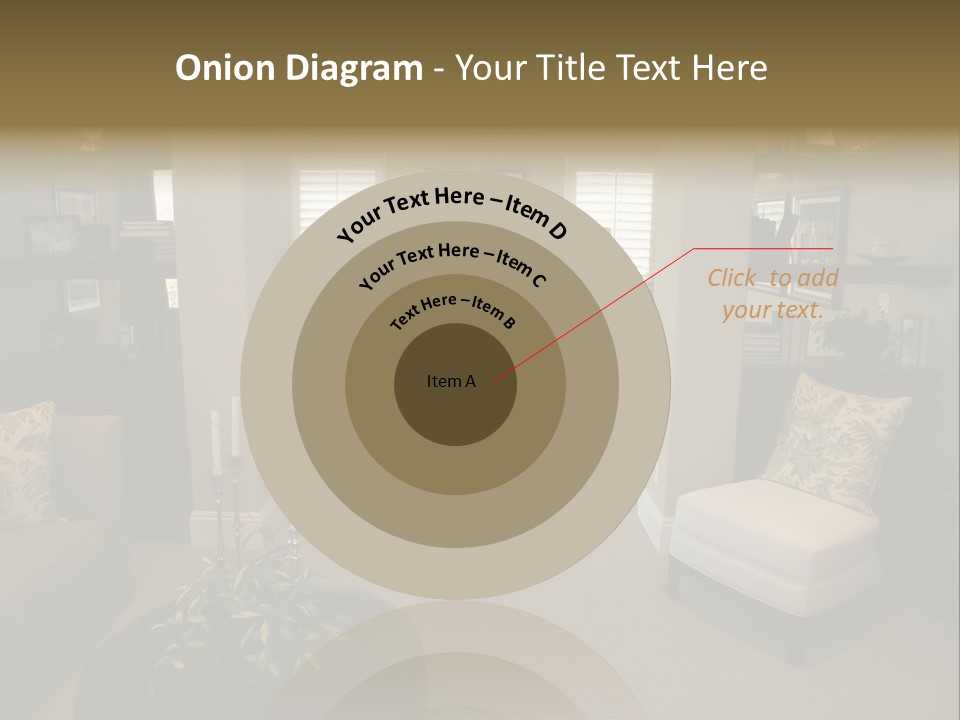 Designer Bedroom With Contemporary Furniture And Decor. PowerPoint Template