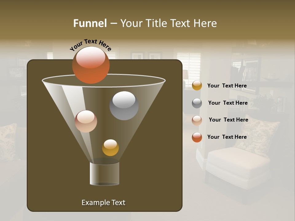 Designer Bedroom With Contemporary Furniture And Decor. PowerPoint Template