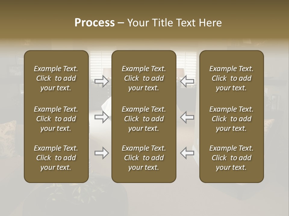 Designer Bedroom With Contemporary Furniture And Decor. PowerPoint Template