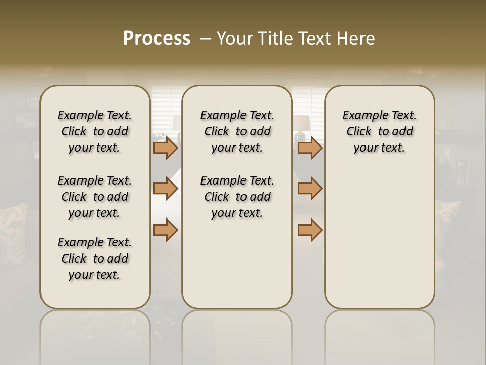 Designer Bedroom With Contemporary Furniture And Decor. PowerPoint Template