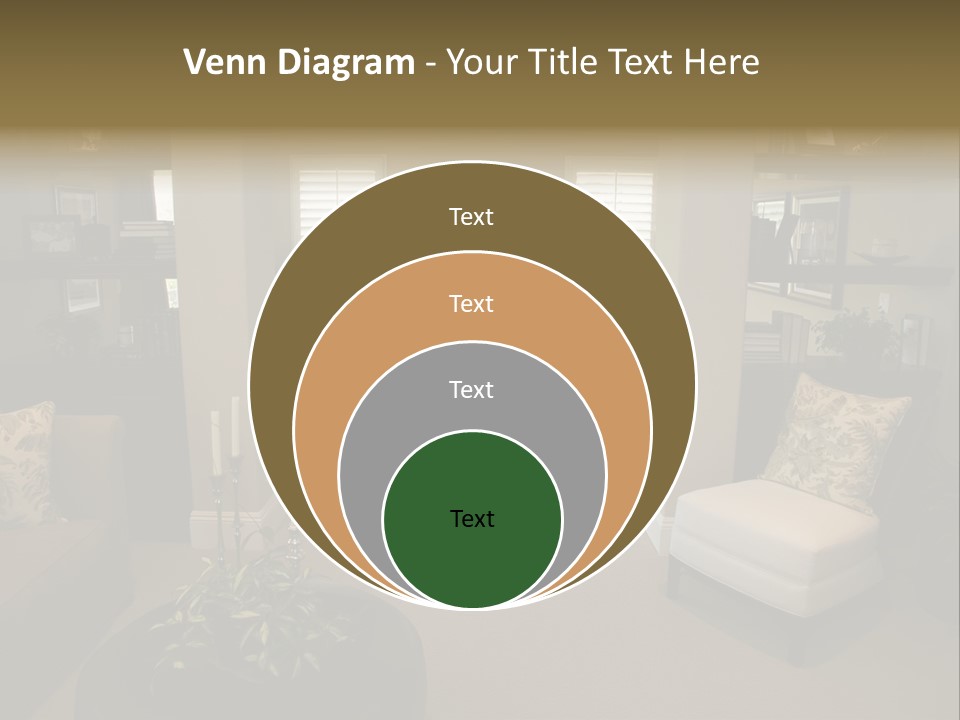 Designer Bedroom With Contemporary Furniture And Decor. PowerPoint Template