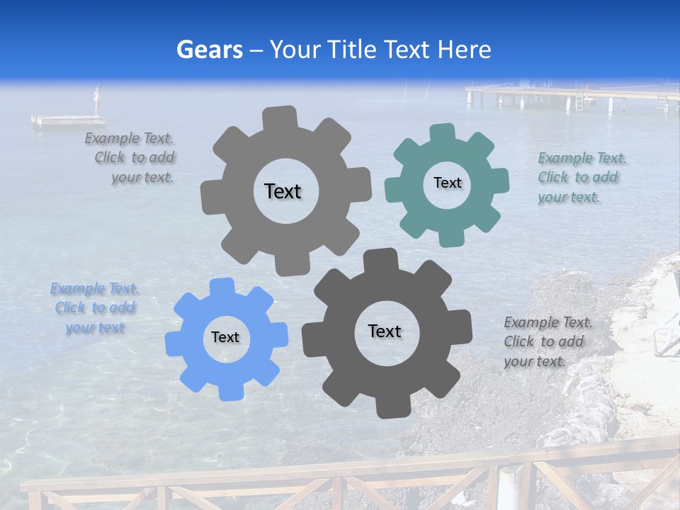 Roatan Honduras Beach PowerPoint Template