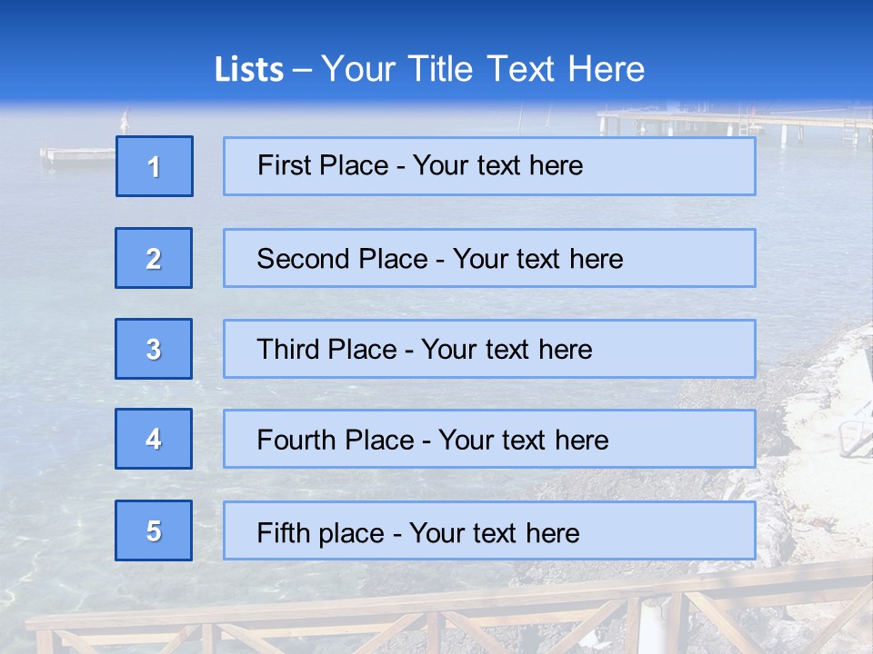Roatan Honduras Beach PowerPoint Template
