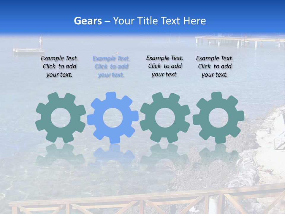 Roatan Honduras Beach PowerPoint Template