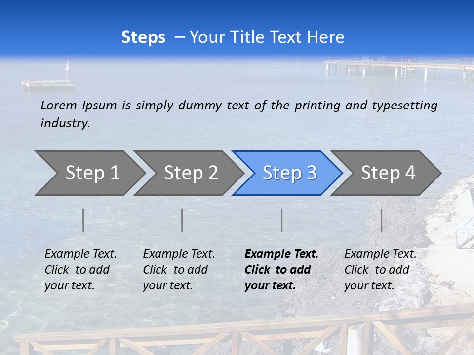 Roatan Honduras Beach PowerPoint Template