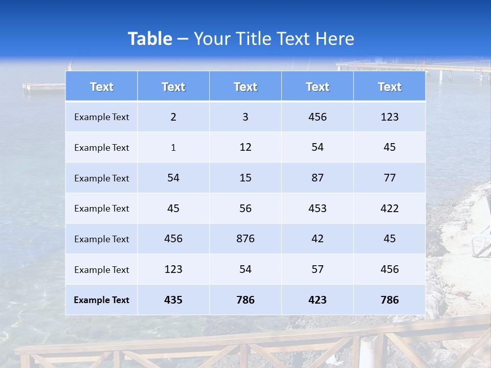 Roatan Honduras Beach PowerPoint Template