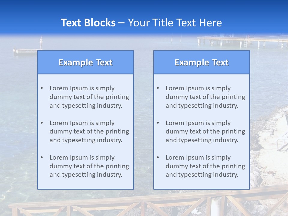Roatan Honduras Beach PowerPoint Template