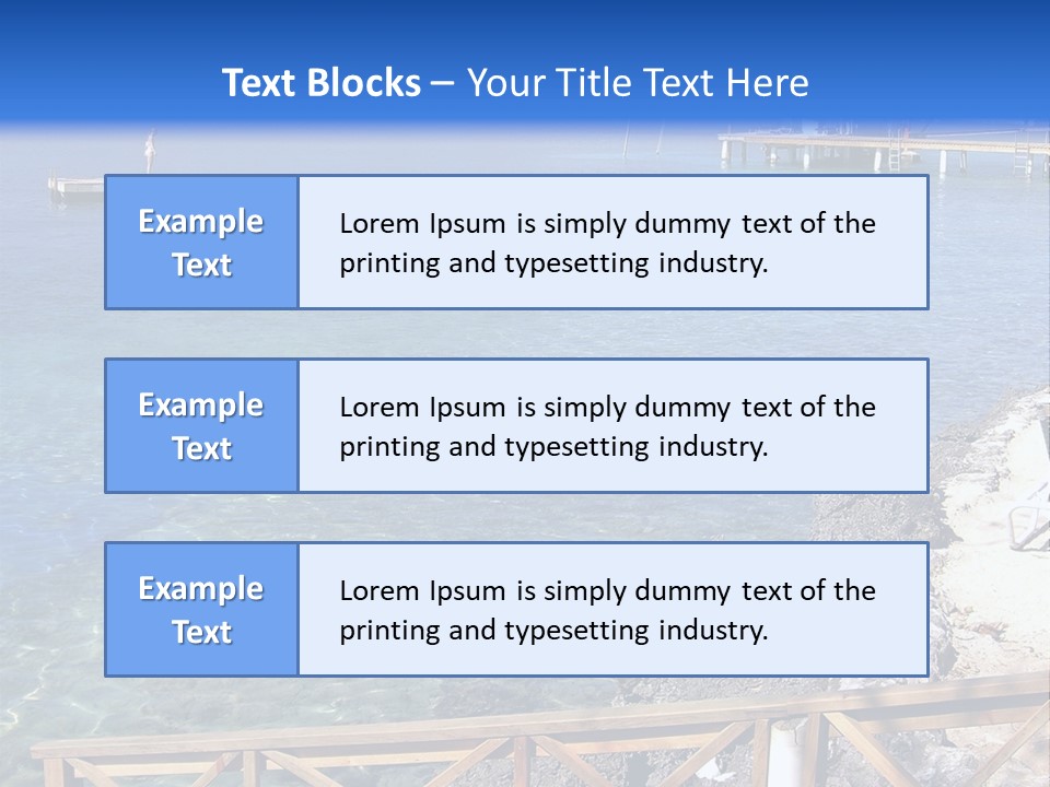 Roatan Honduras Beach PowerPoint Template