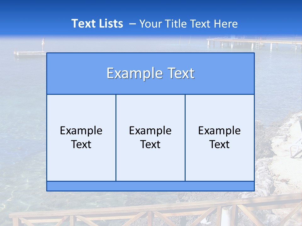 Roatan Honduras Beach PowerPoint Template