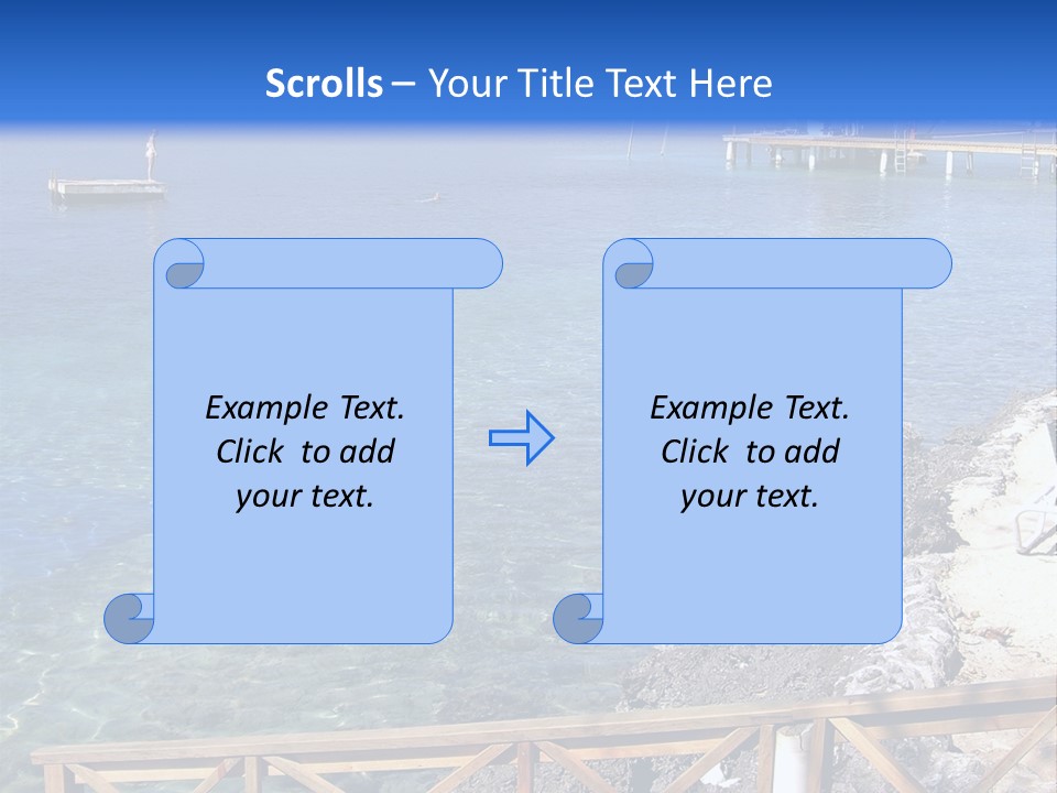 Roatan Honduras Beach PowerPoint Template