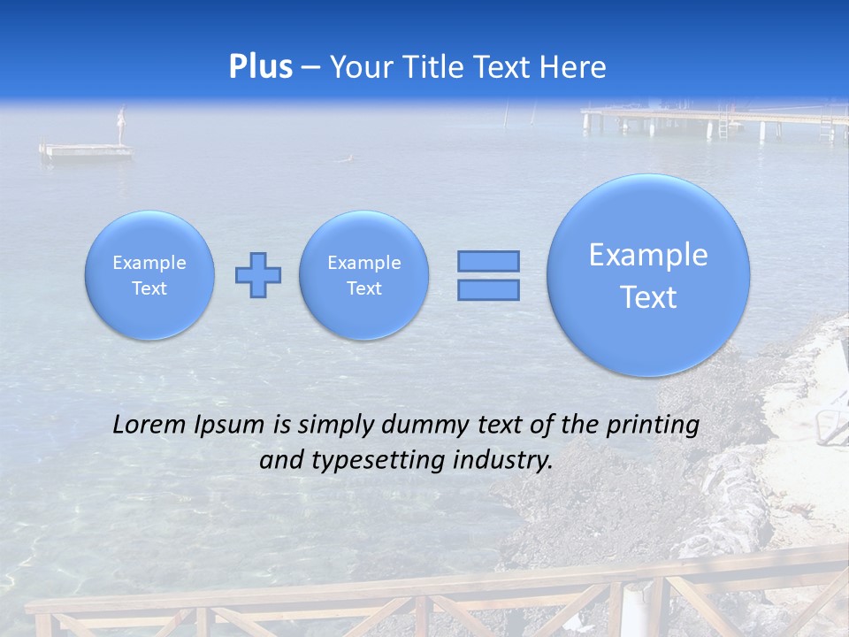 Roatan Honduras Beach PowerPoint Template