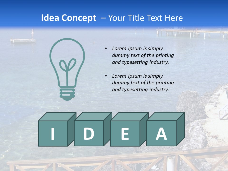 Roatan Honduras Beach PowerPoint Template