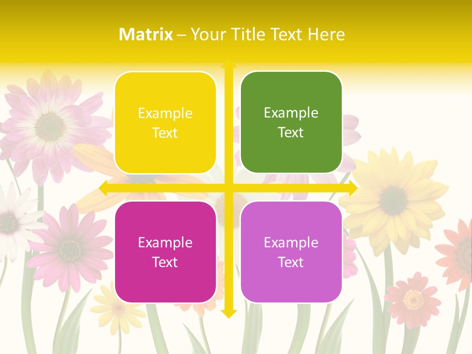 Spring Flowers PowerPoint Template