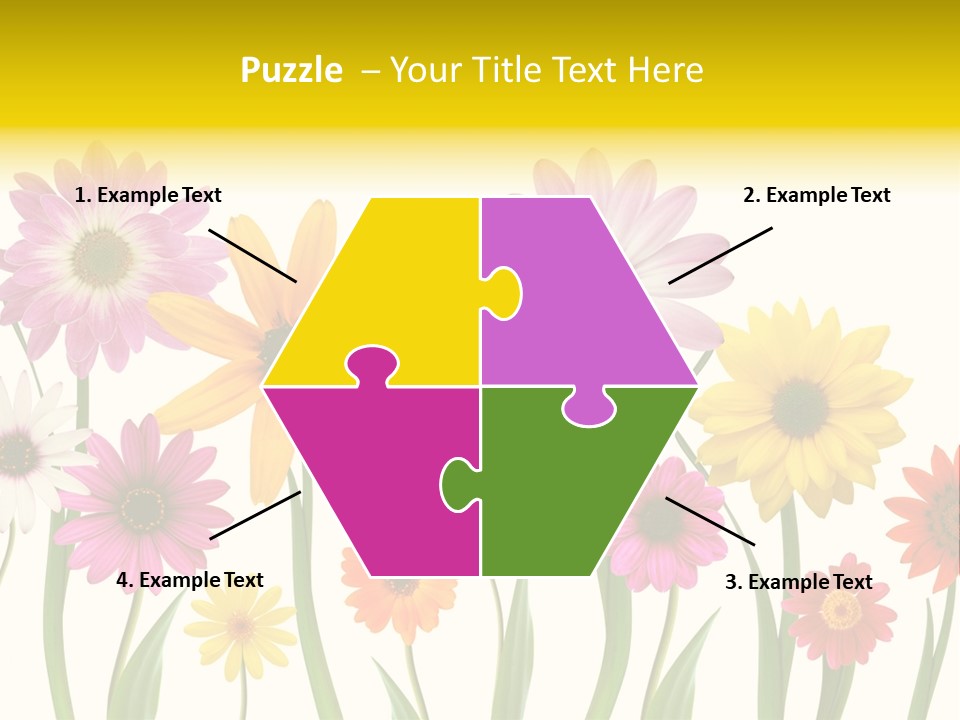 Spring Flowers PowerPoint Template