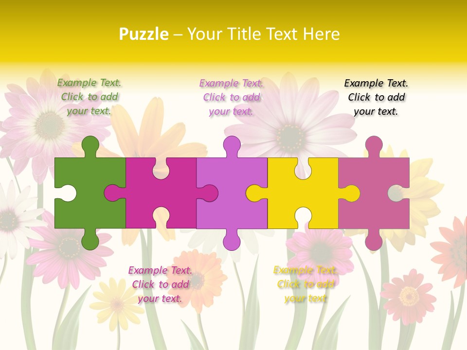 Spring Flowers PowerPoint Template