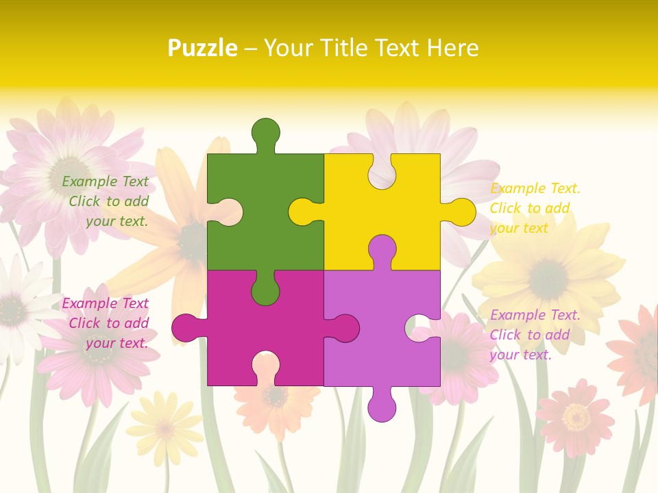 Spring Flowers PowerPoint Template