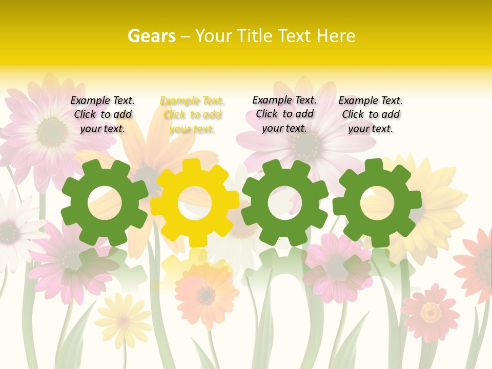 Spring Flowers PowerPoint Template