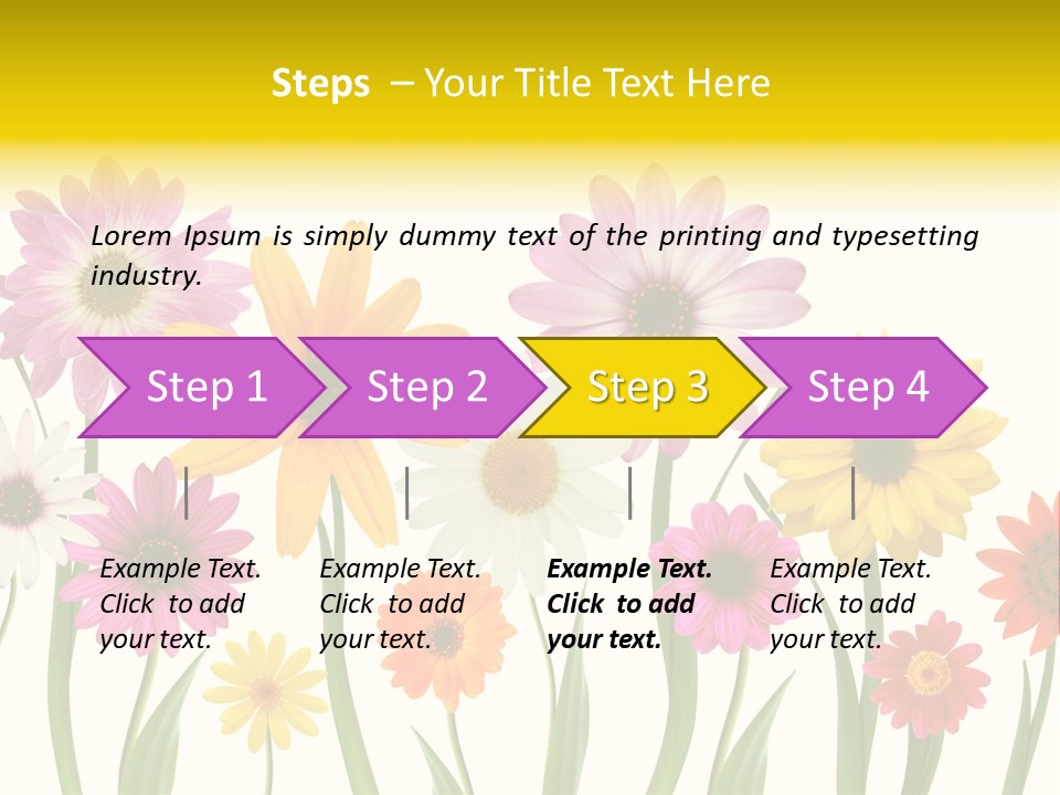 Spring Flowers PowerPoint Template
