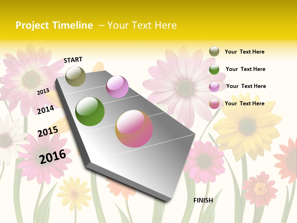 Spring Flowers PowerPoint Template