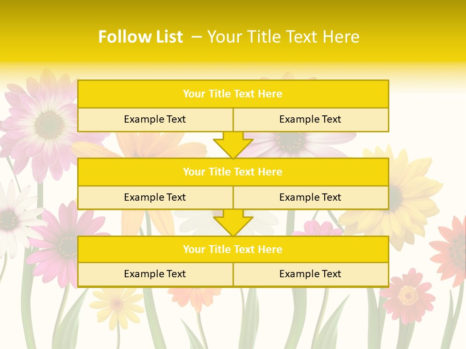 Spring Flowers PowerPoint Template