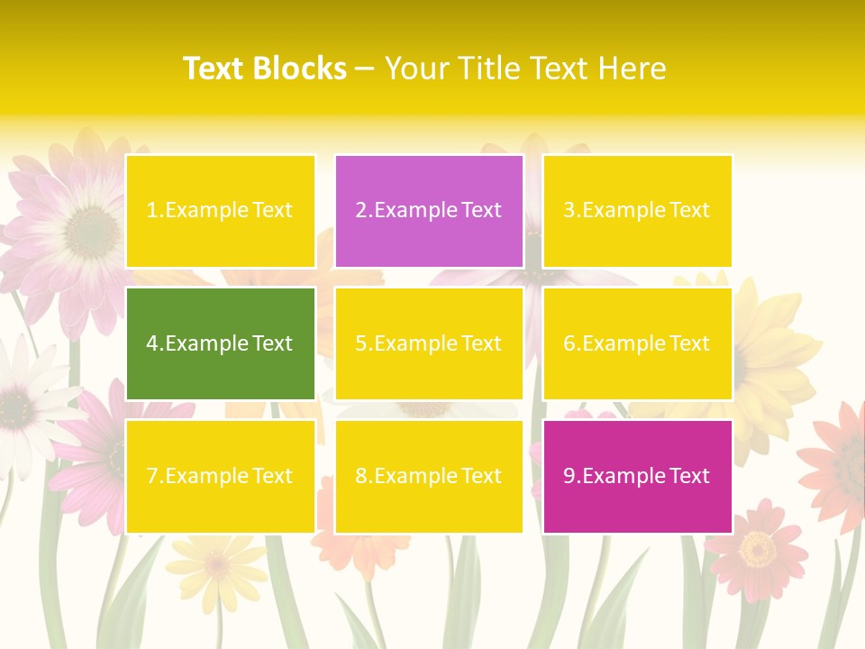 Spring Flowers PowerPoint Template