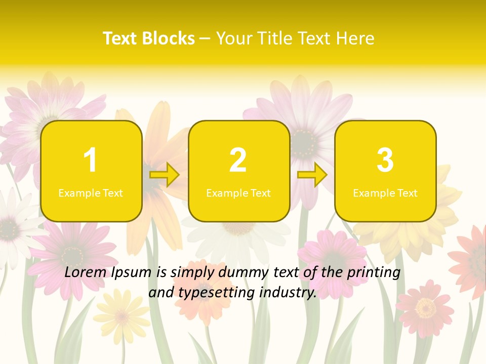 Spring Flowers PowerPoint Template