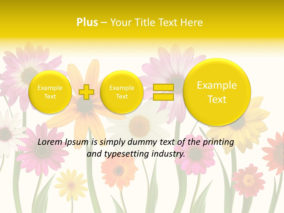 Spring Flowers PowerPoint Template