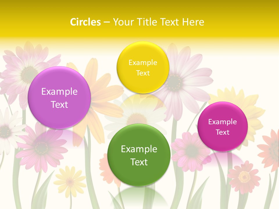 Spring Flowers PowerPoint Template