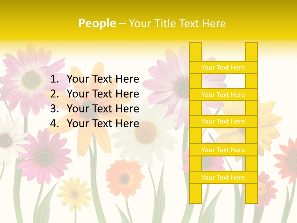 Spring Flowers PowerPoint Template