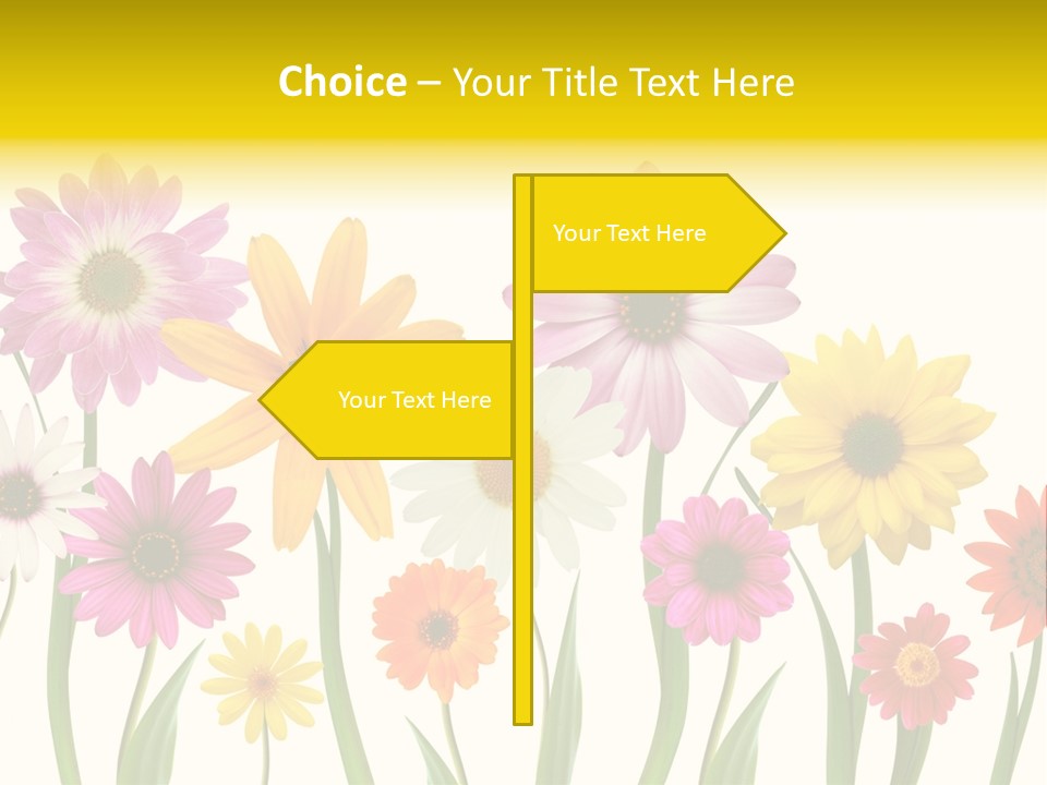 Spring Flowers PowerPoint Template