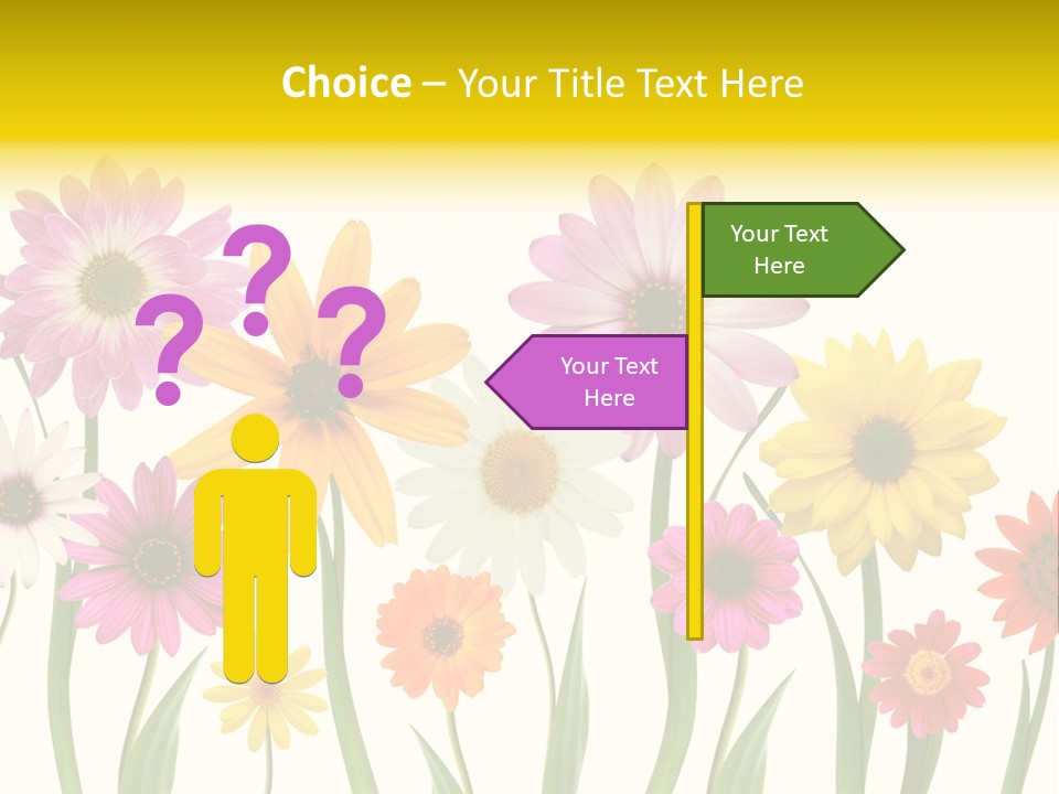 Spring Flowers PowerPoint Template