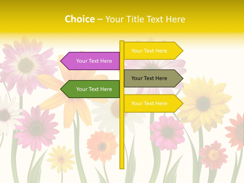 Spring Flowers PowerPoint Template