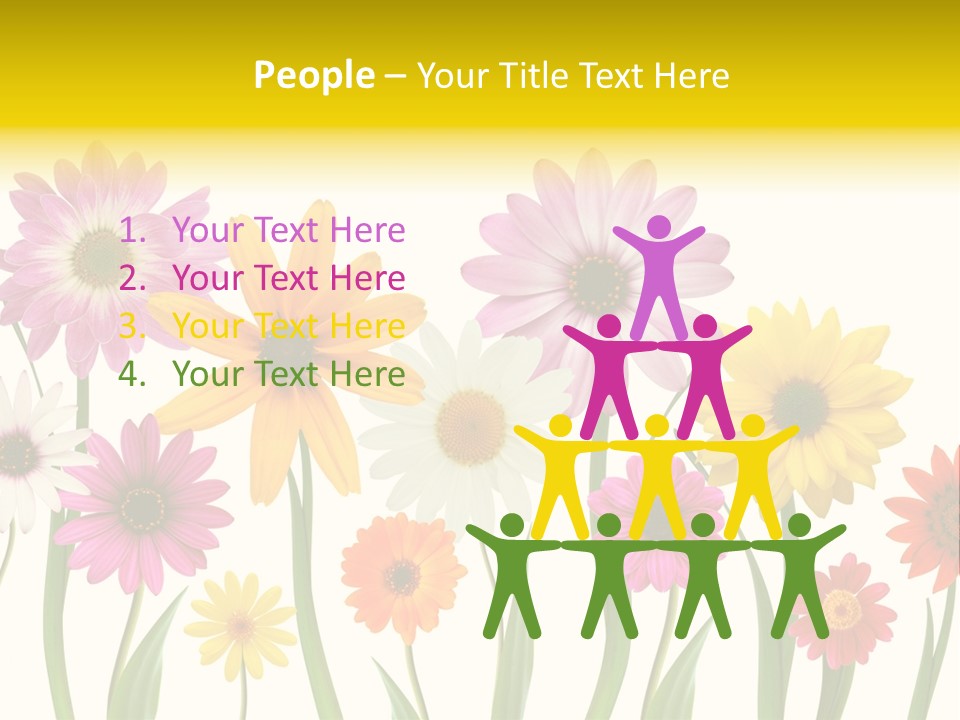 Spring Flowers PowerPoint Template