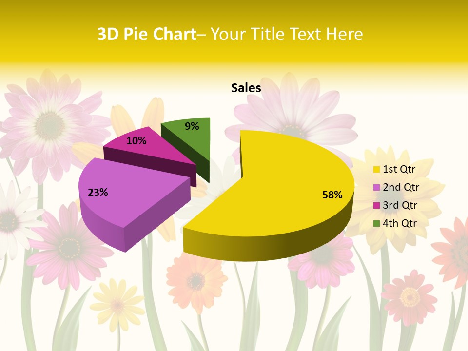 Spring Flowers PowerPoint Template