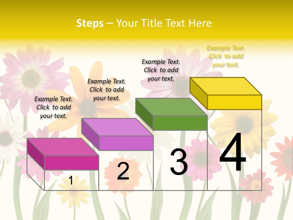 Spring Flowers PowerPoint Template