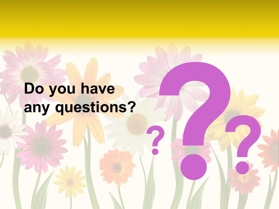 Spring Flowers PowerPoint Template