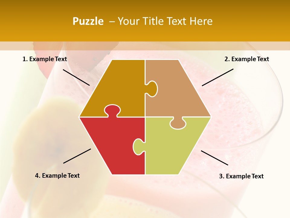 A Group Of Three Glasses Filled With Different Colored Drinks PowerPoint Template