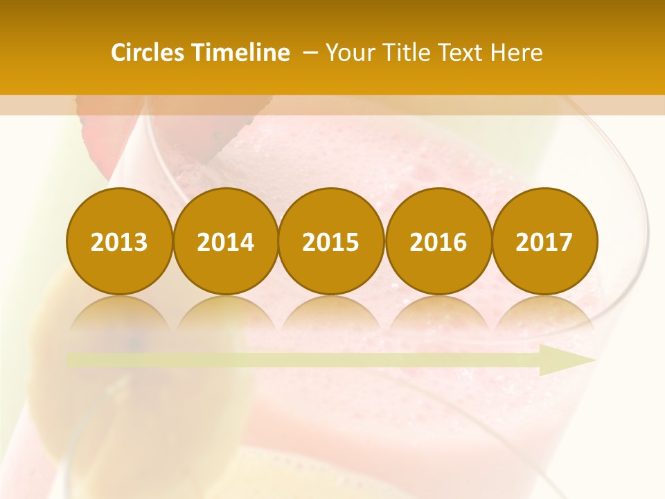 A Group Of Three Glasses Filled With Different Colored Drinks PowerPoint Template