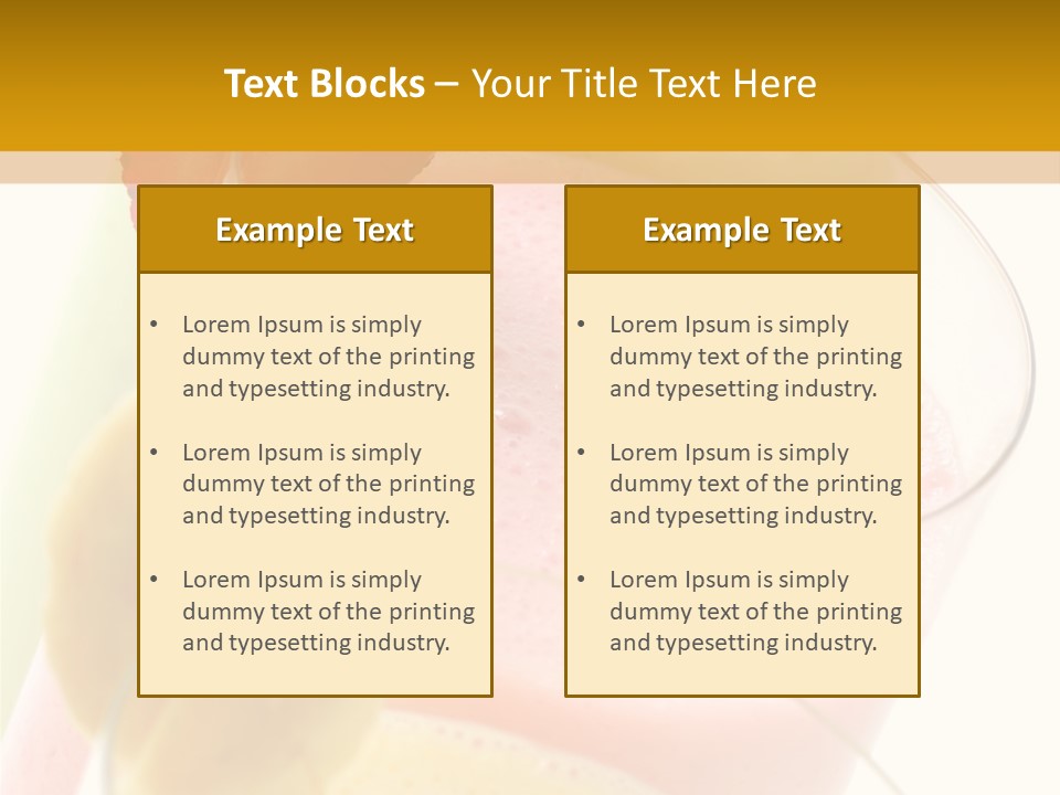 A Group Of Three Glasses Filled With Different Colored Drinks PowerPoint Template