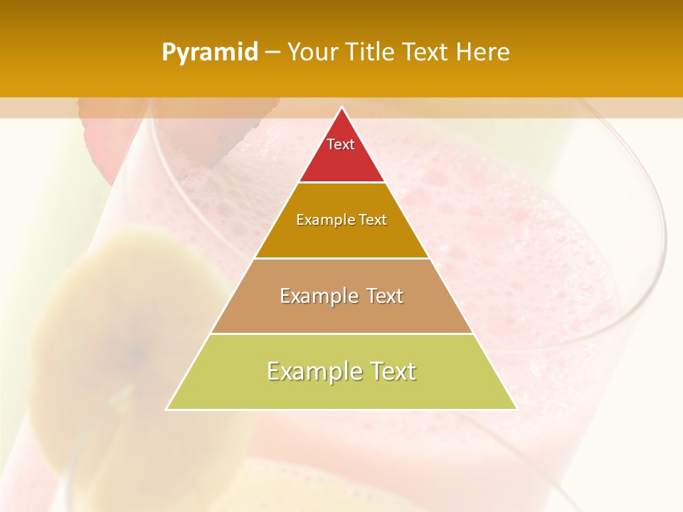 A Group Of Three Glasses Filled With Different Colored Drinks PowerPoint Template