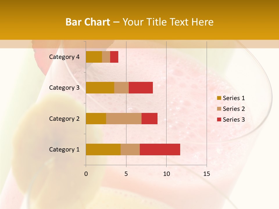 A Group Of Three Glasses Filled With Different Colored Drinks PowerPoint Template