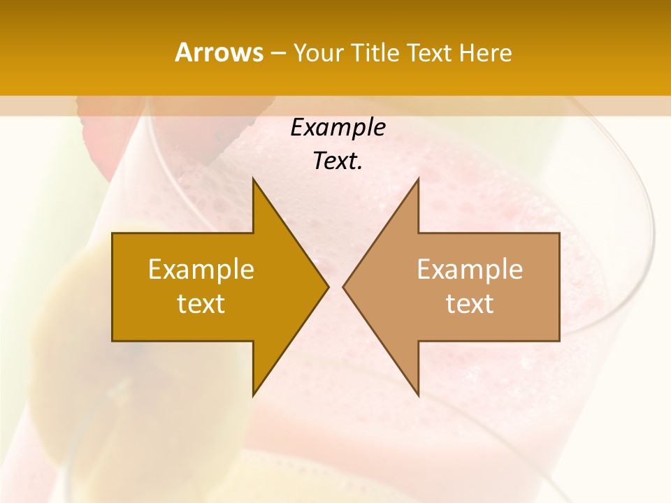 A Group Of Three Glasses Filled With Different Colored Drinks PowerPoint Template
