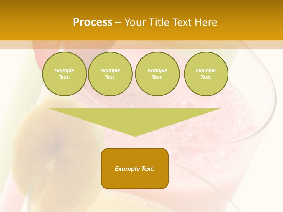 A Group Of Three Glasses Filled With Different Colored Drinks PowerPoint Template