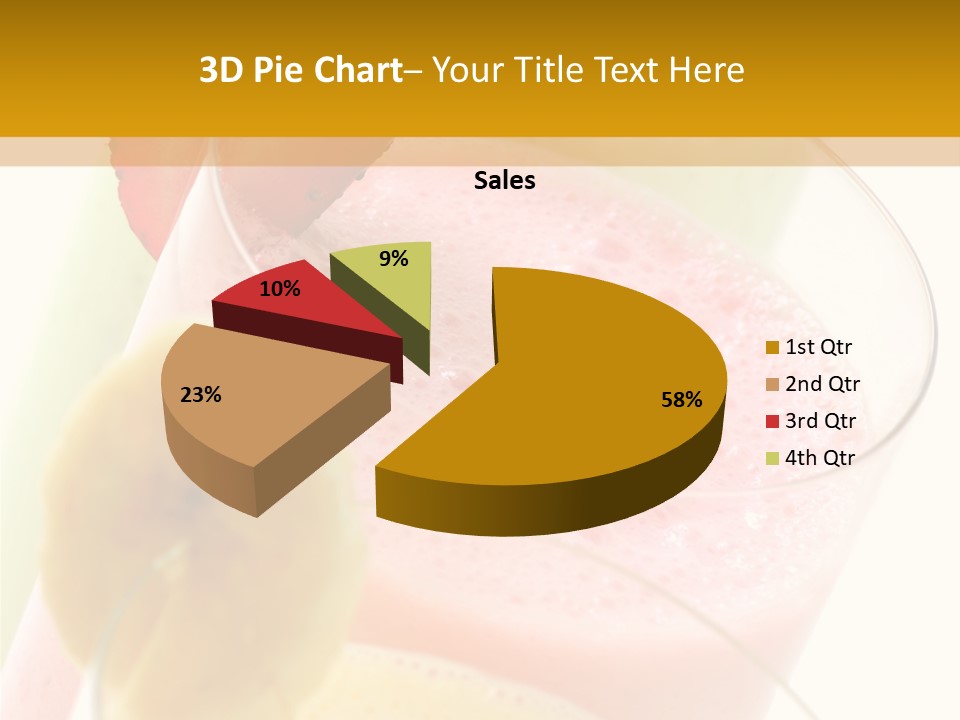 A Group Of Three Glasses Filled With Different Colored Drinks PowerPoint Template
