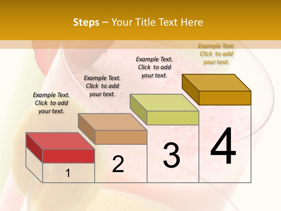 A Group Of Three Glasses Filled With Different Colored Drinks PowerPoint Template